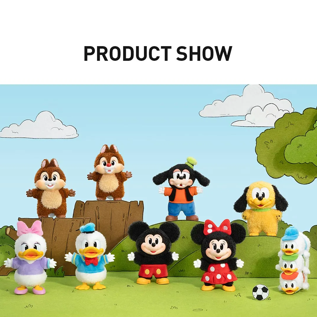 POPMART Mickey Family Cute Together Keychain Series Figures