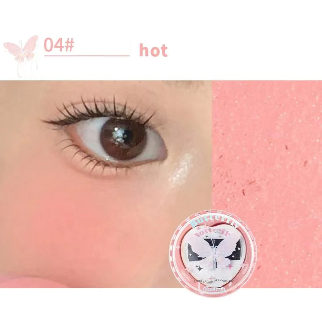 FLORTTE Butterfly Series Blush Cream
