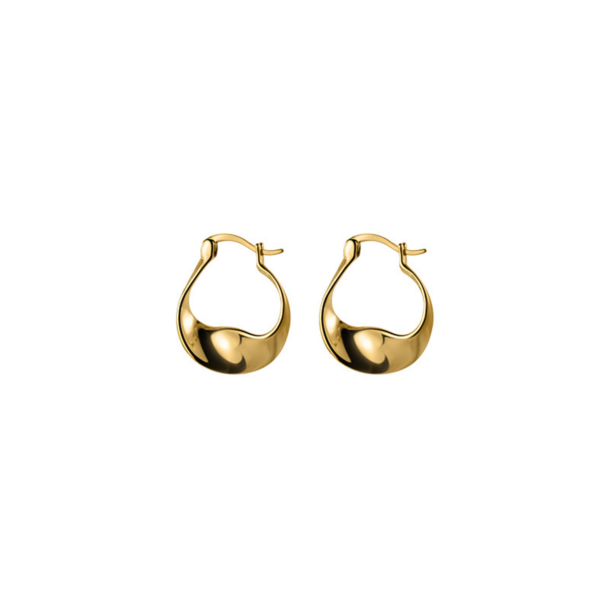 Irregular Wave Texture Earrings