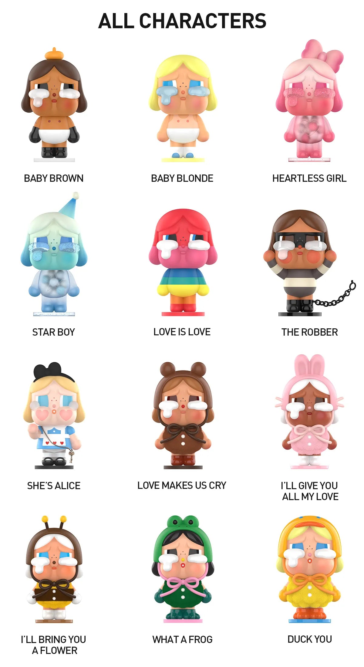POP MART CRYBABY Crying Again Series Figures Blind Box