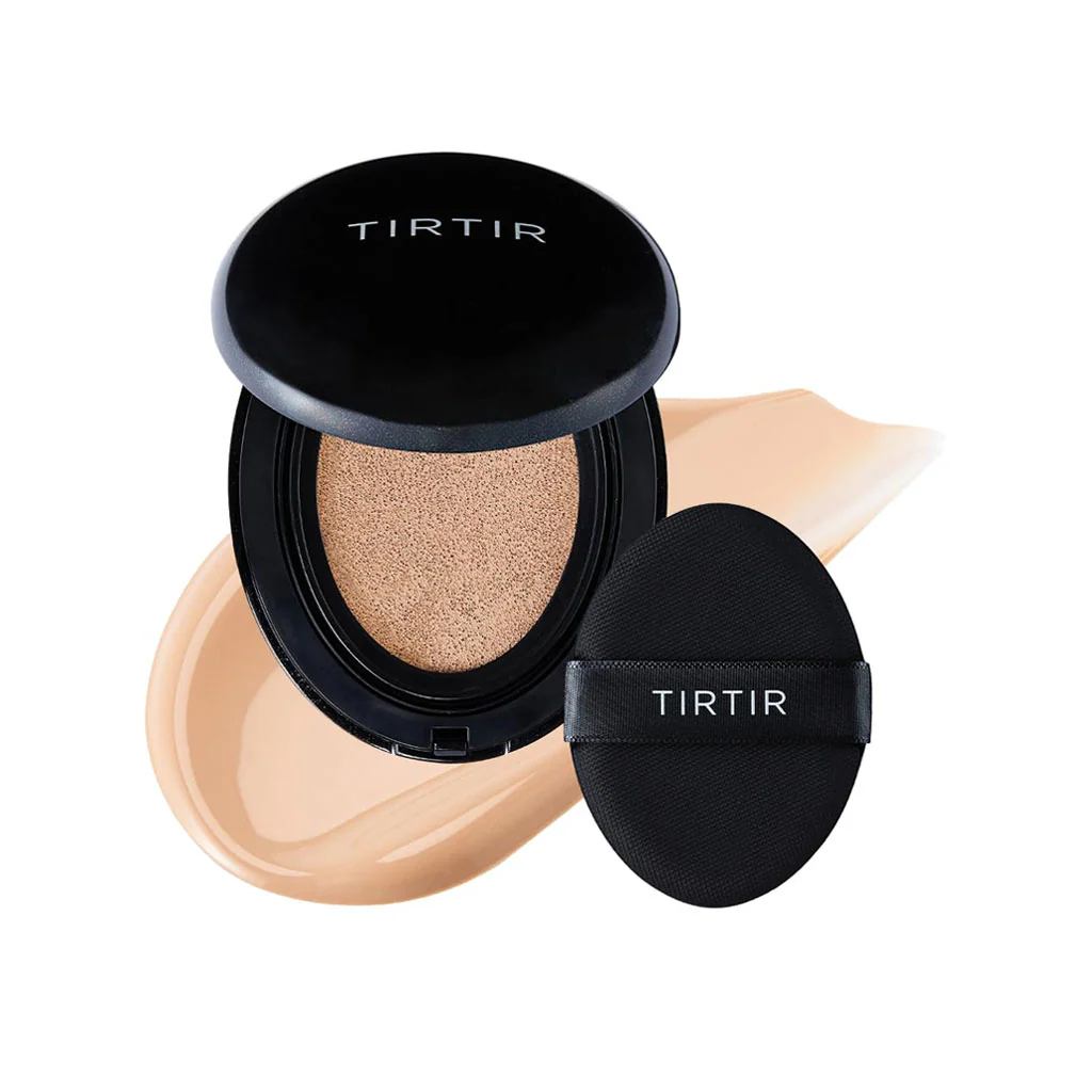 TIRTIR 哑光雾面控油轻薄气垫粉底 黑色 18g