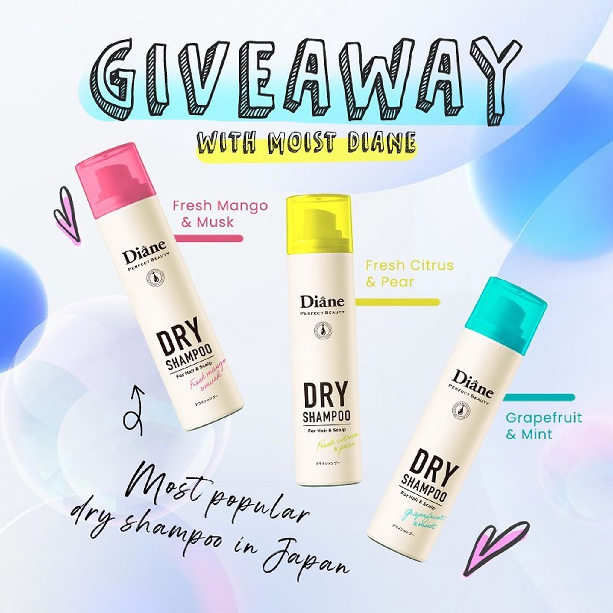 Moist Diane Perfect Beauty Dry Shampoo