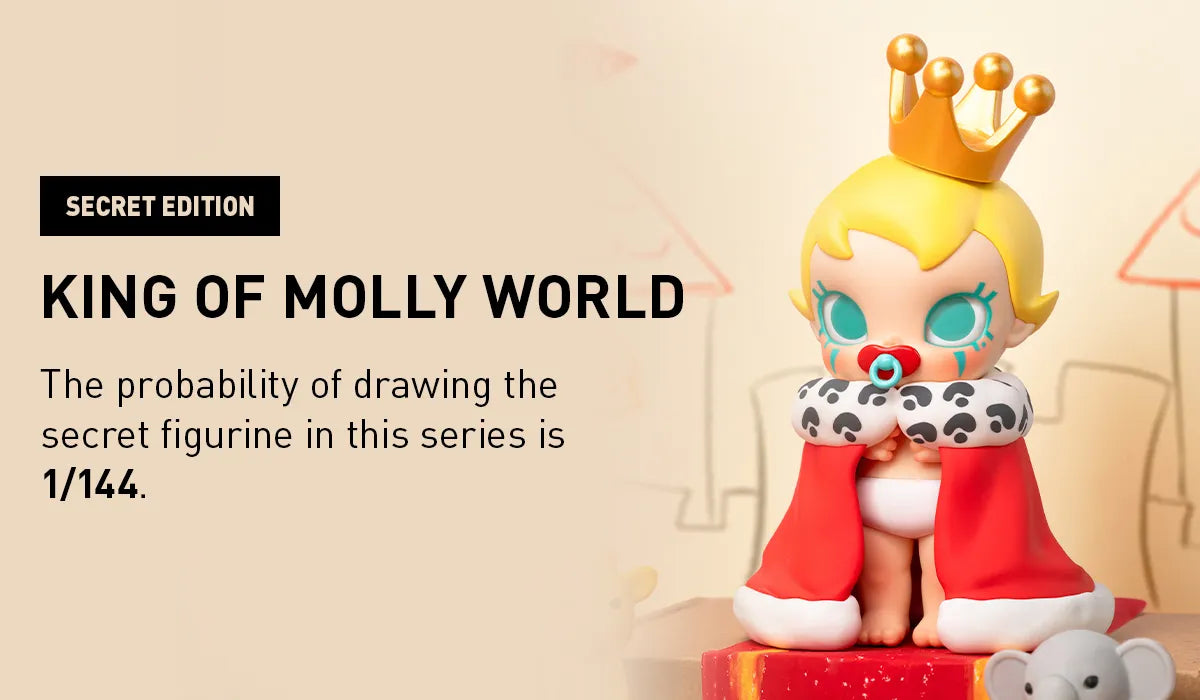 POP MART Baby Molly When I was Three!Series Figures Blind Box