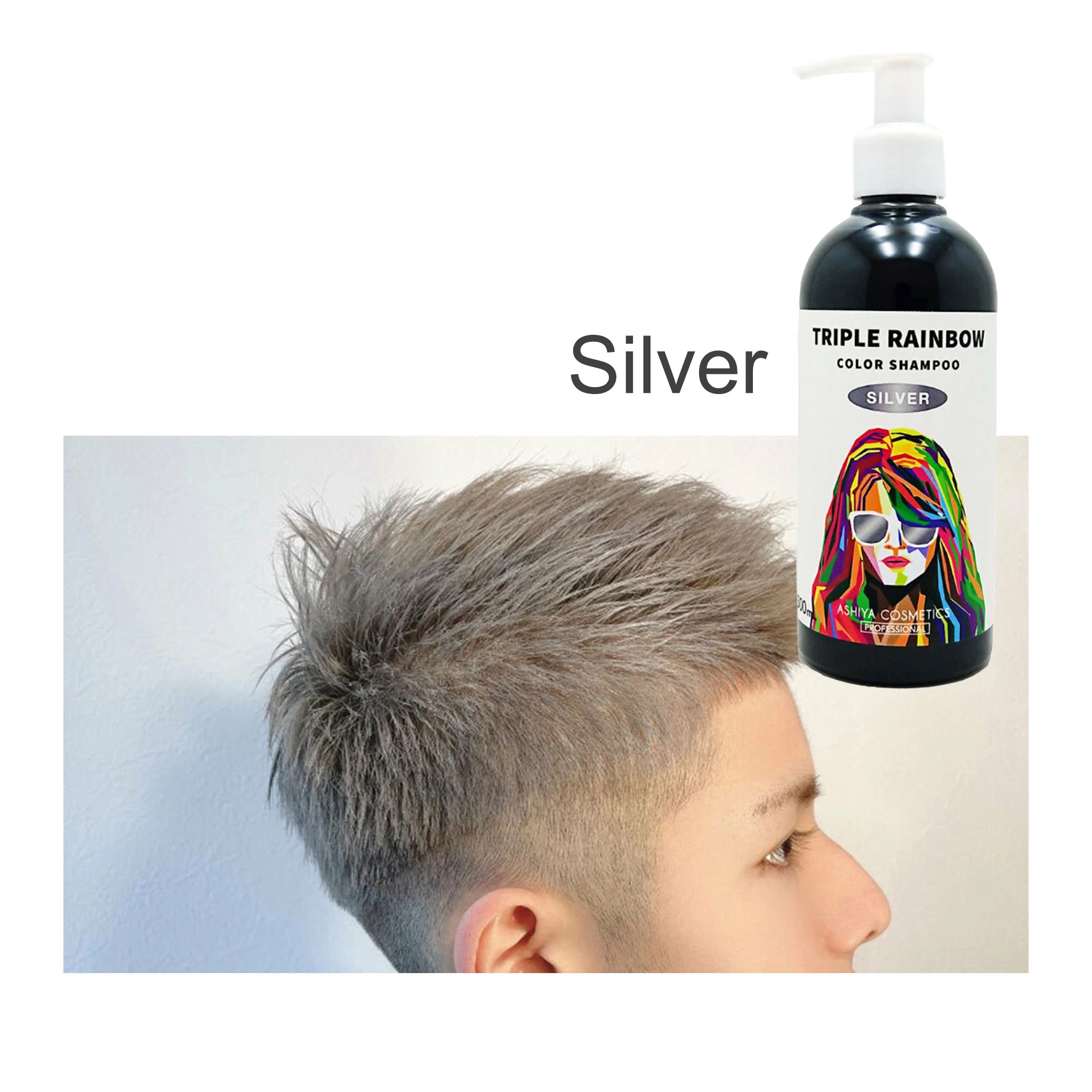 ASHIYA Triple Rainbow Shampoo Multi Color 300ml