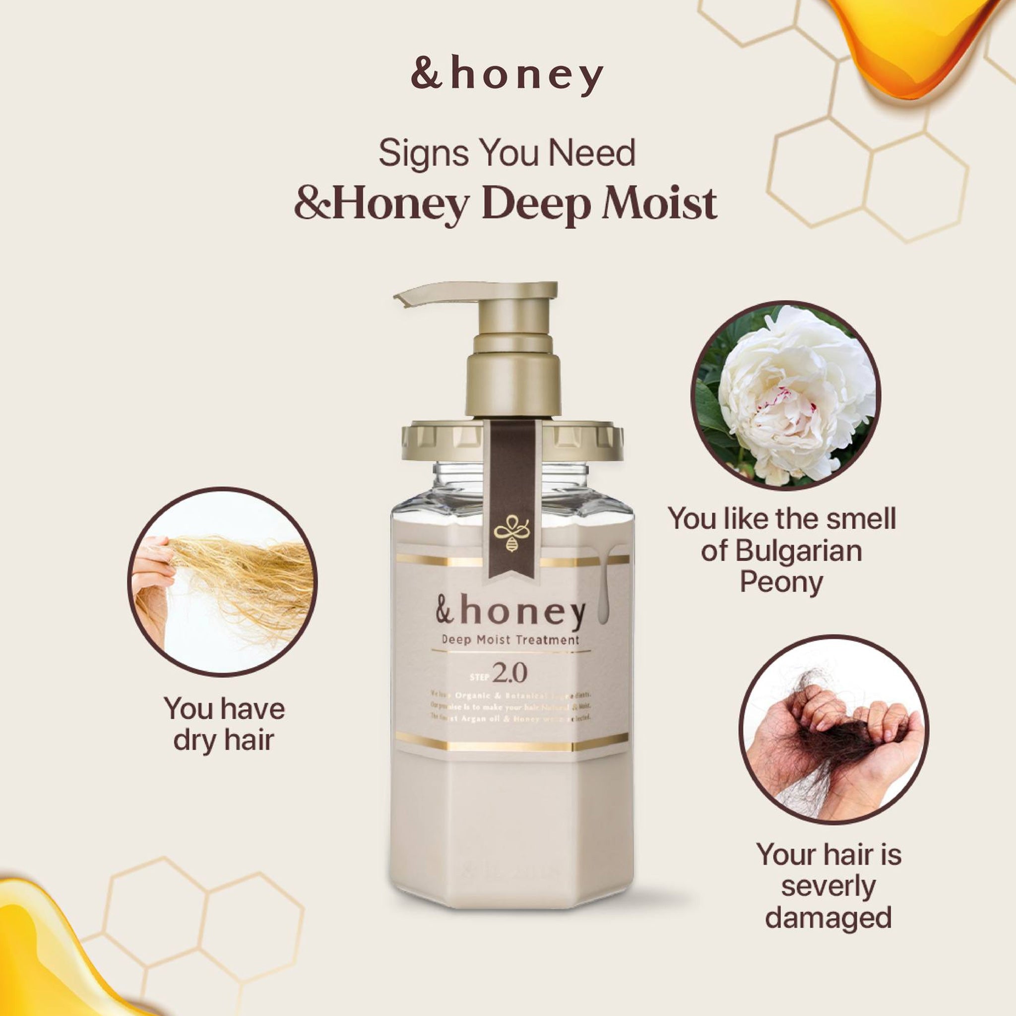 ViCREA &honey Organic Moisture Treatment 2.0 445g