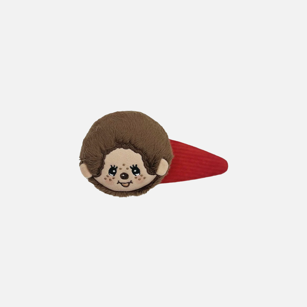 Aiplanning Monchhichi Big Plush Head Hair Clip 1 pc
