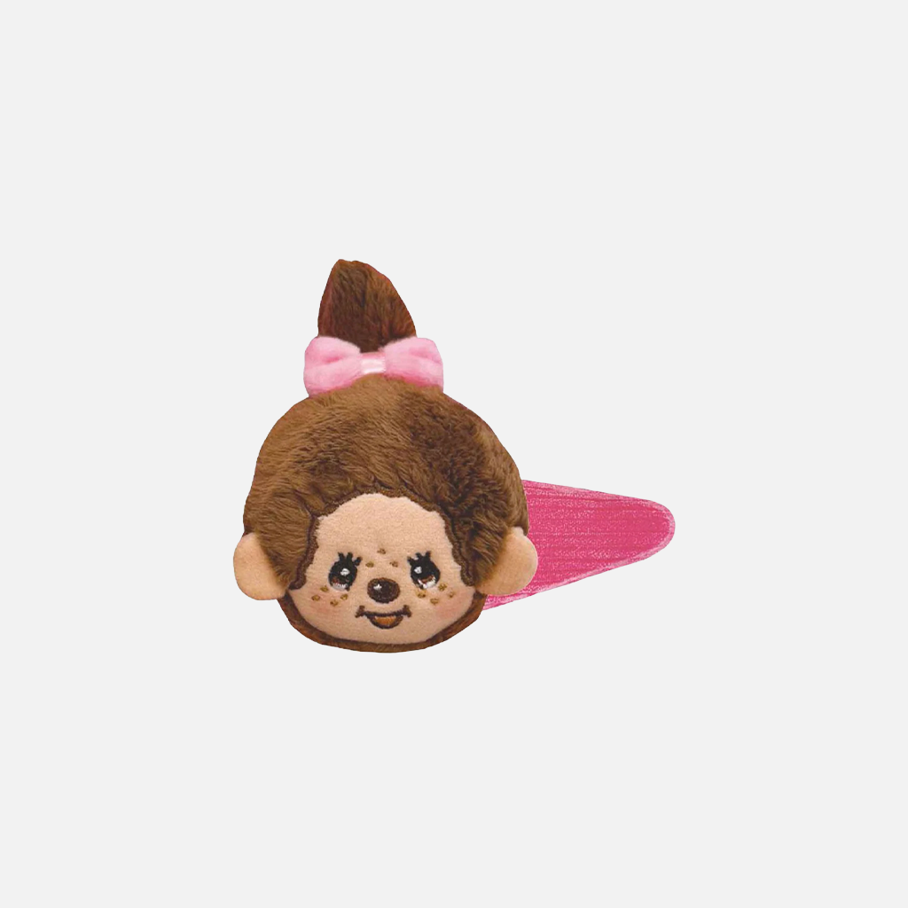 Aiplanning Monchhichi Big Plush Head Hair Clip 1 pc