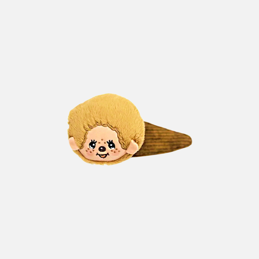 Aiplanning Monchhichi Big Plush Head Hair Clip 1 pc