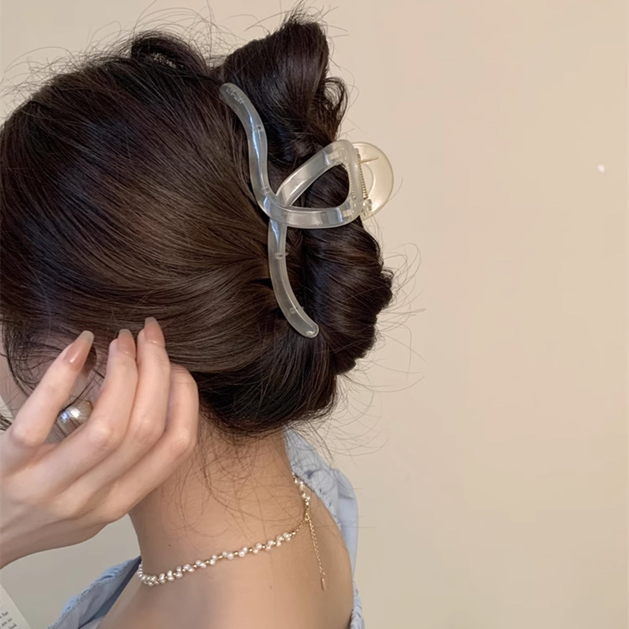 Large Morandi Grab Hair Claw Clip