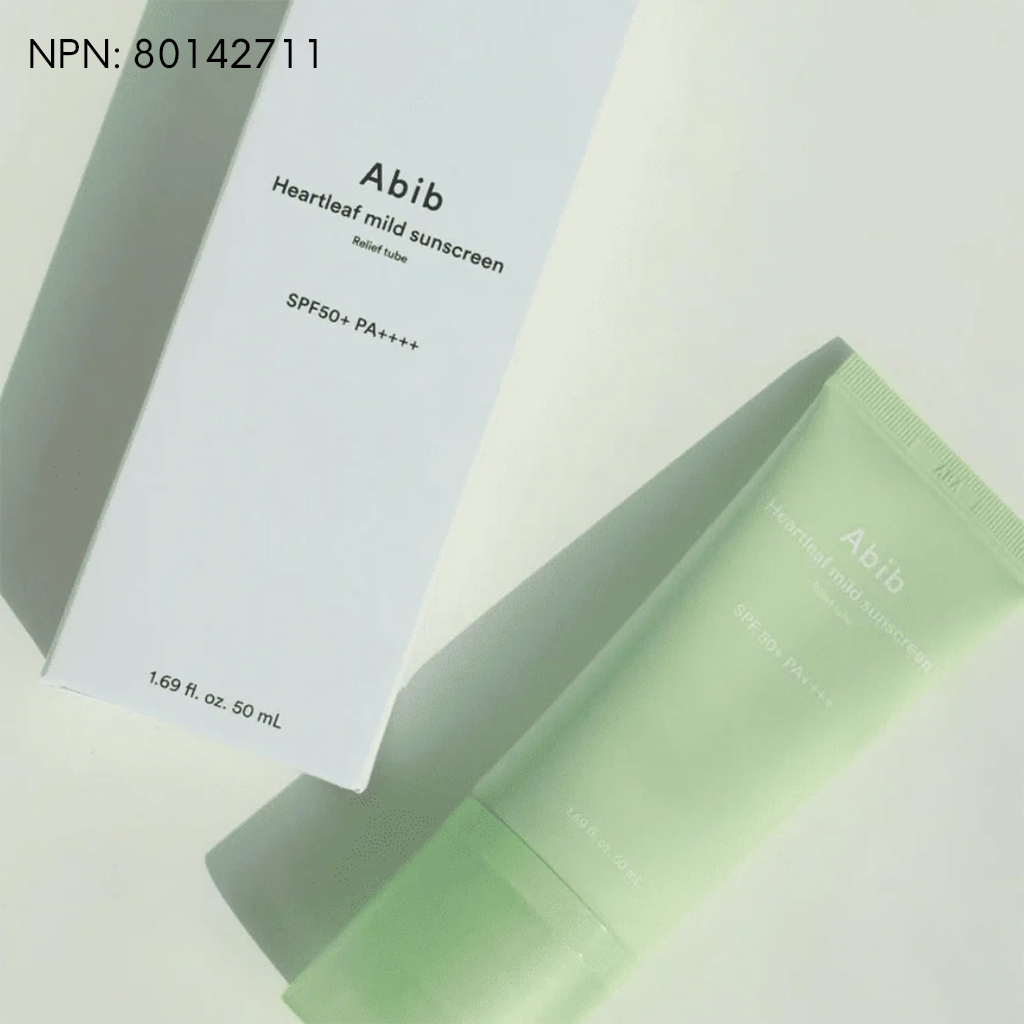 ABIB Heartleaf Mild Sunscreen SPF 50+ 50ml