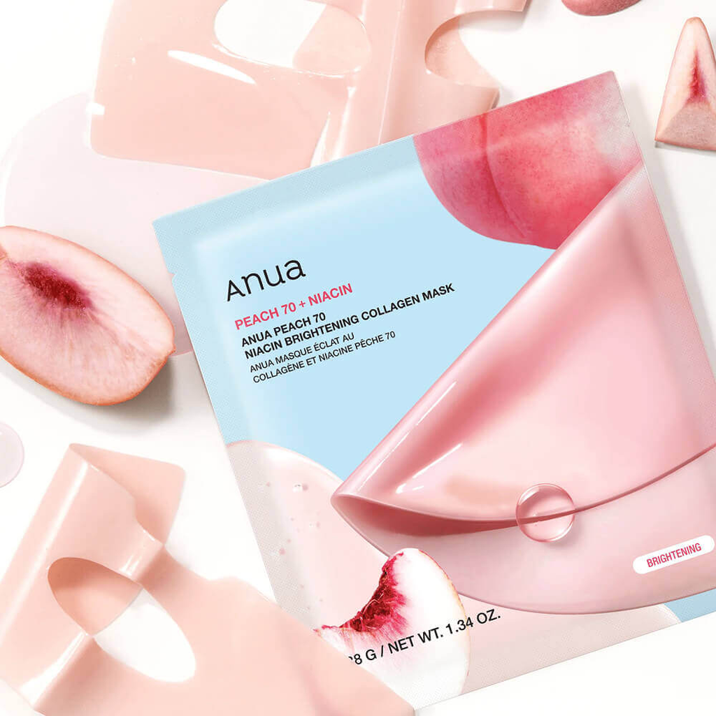 Anua Peach 70+ NIACIN Collagen Mask 4 pcs
