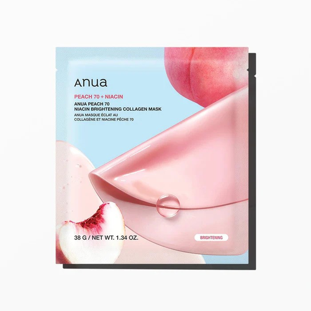 Anua Peach 70+ NIACIN Collagen Mask 4 pcs