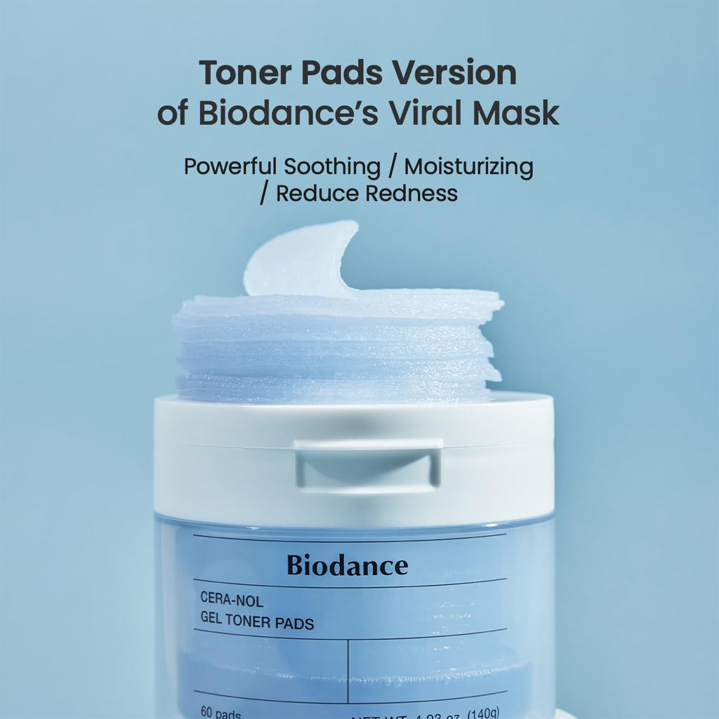 Biodance 舒缓镇静凝胶爽肤棉片 60 pcs