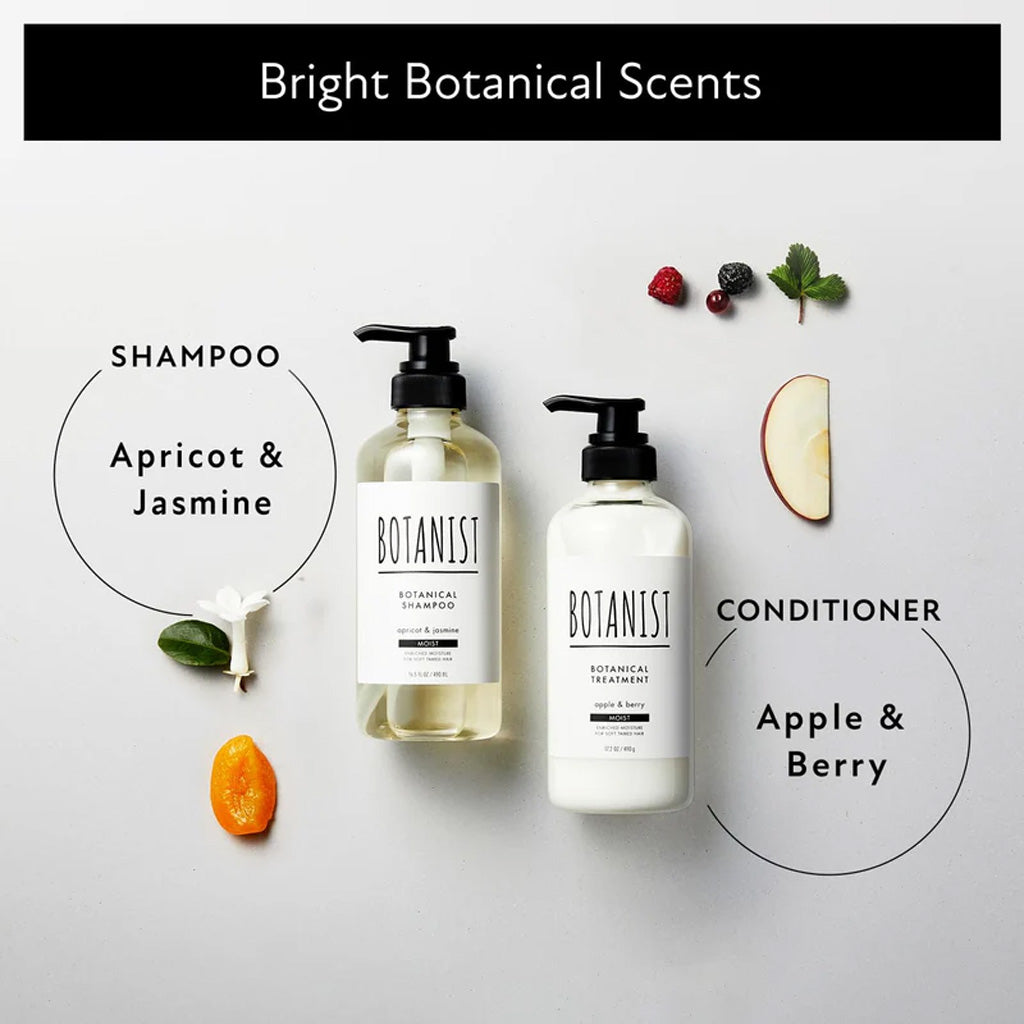 BOTANIST Botanical Opricot&Jasmine Shampoo+Conditioner Set 370 ml + 370 g