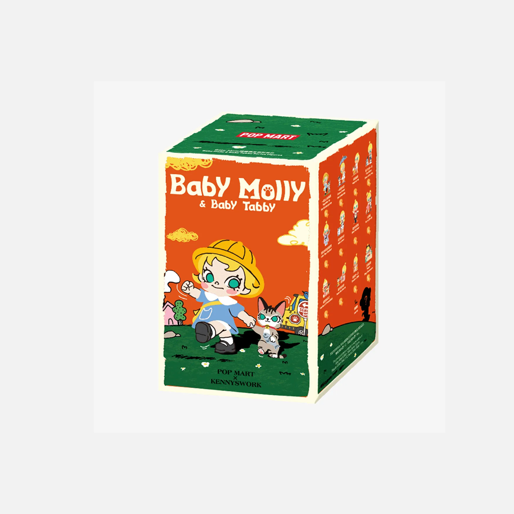 POP MART Baby Molly & Baby Tabby Series Figures Blind Box
