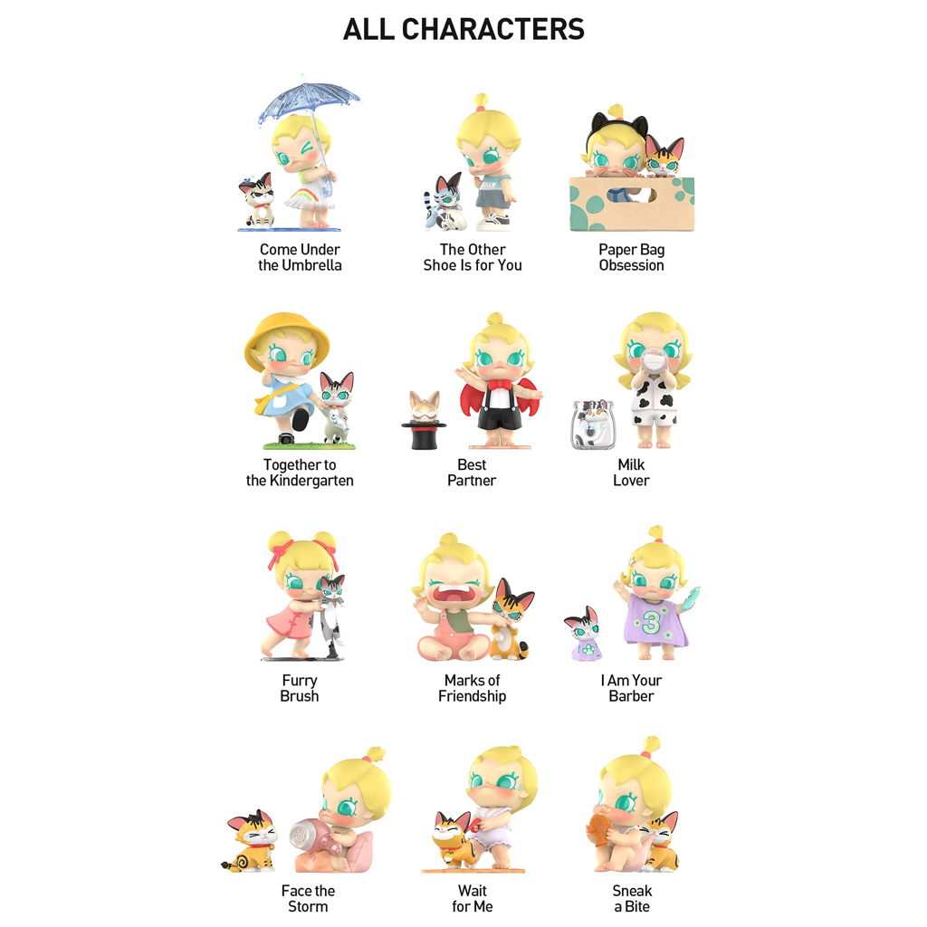POP MART Baby Molly & Baby Tabby Series Figures Blind Box