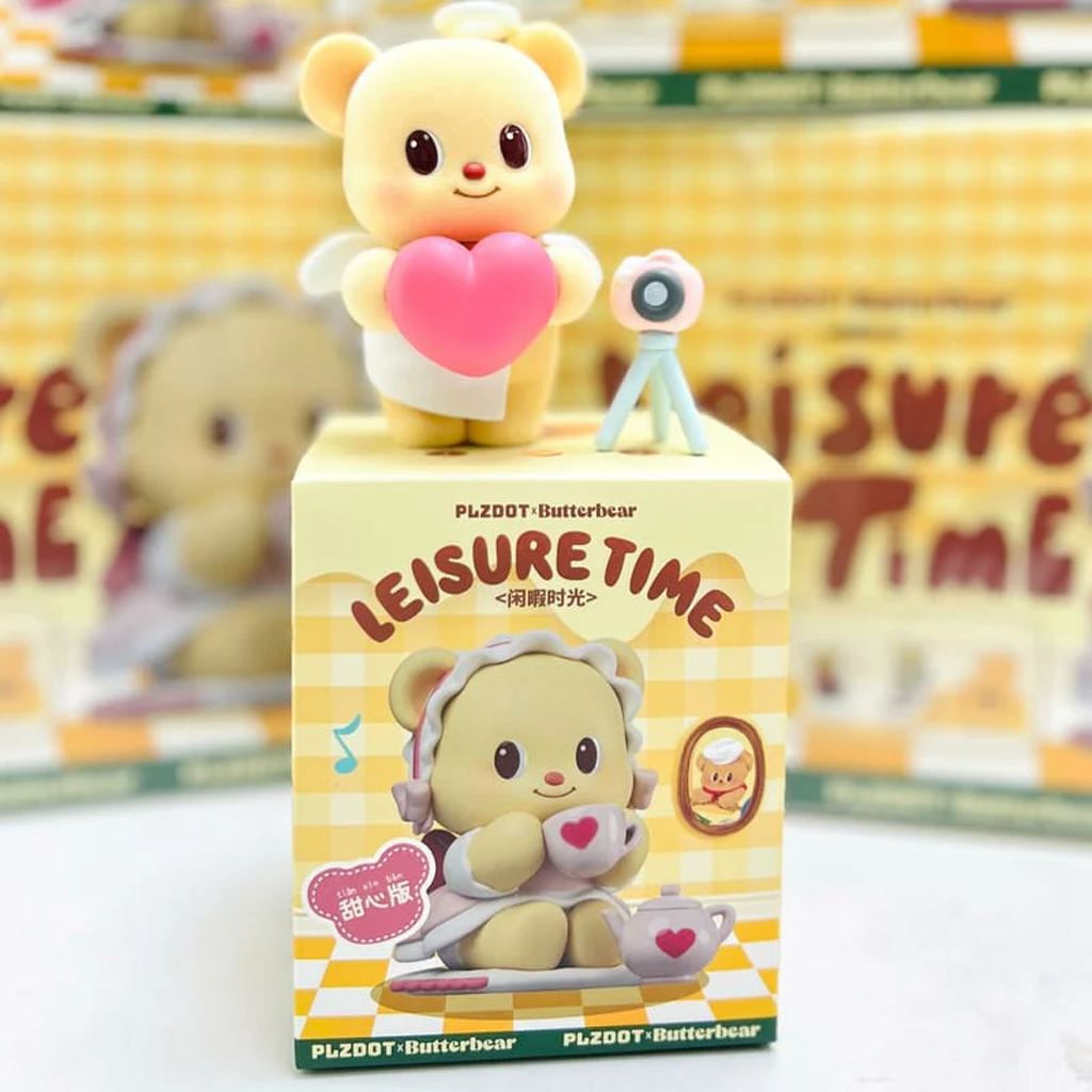 PLZDOT Butterbear Leisure Time Series Blind Box 1 box