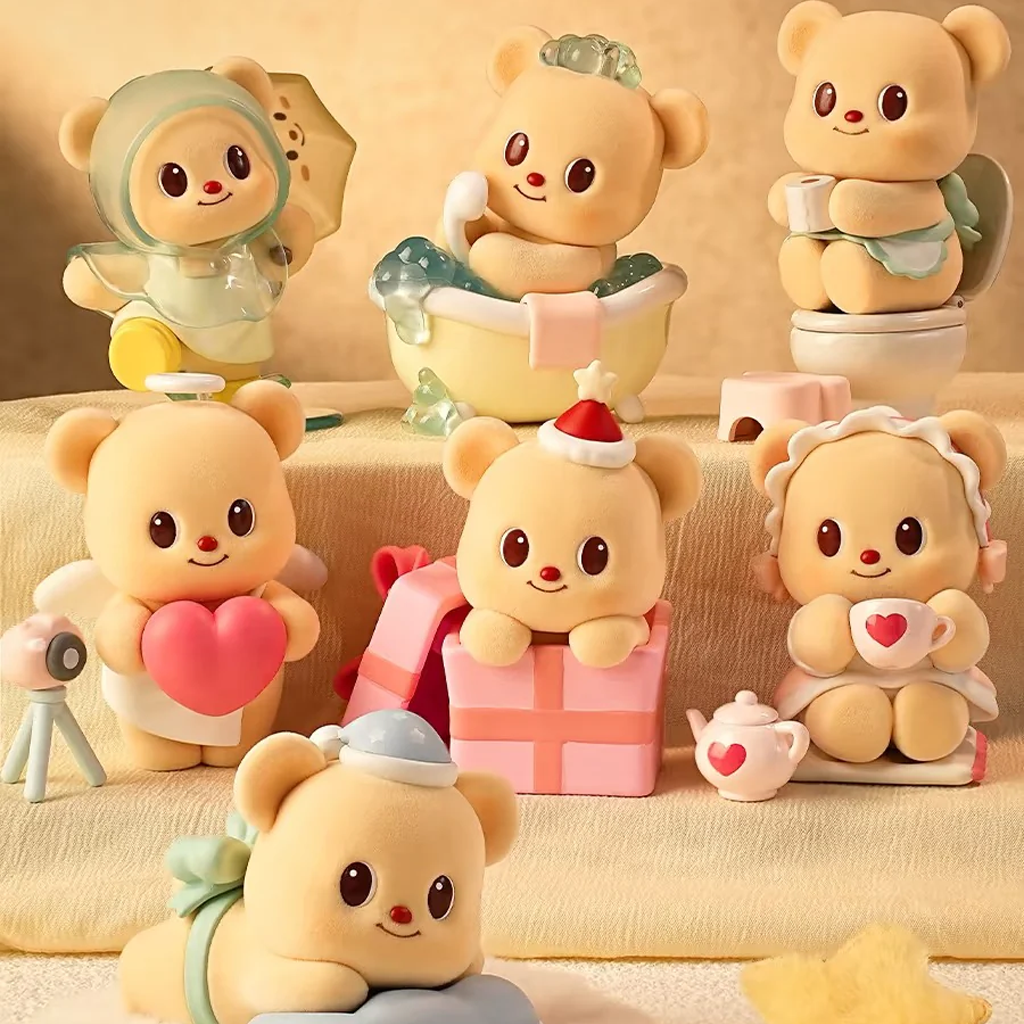 PLZDOT Butterbear Leisure Time Series Blind Box 1 box