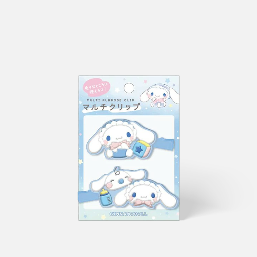 CRUX Sanrio Rubber Hair Clip Set 2 pcs