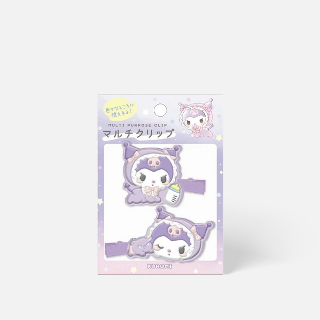 CRUX Sanrio Rubber Hair Clip Set 2 pcs