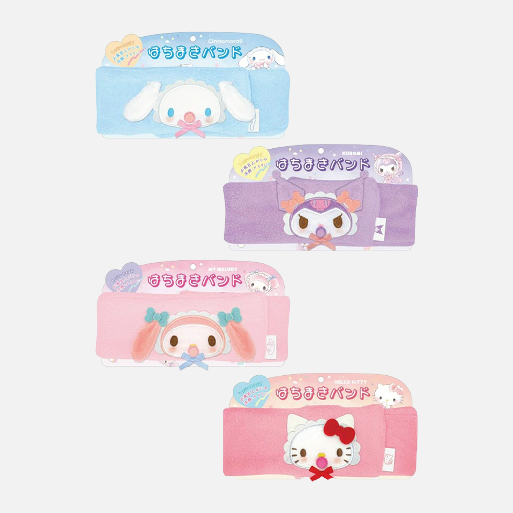CRUX Sanrio Small Auditorium Fluffy Style Absorbent Headband 1 pc