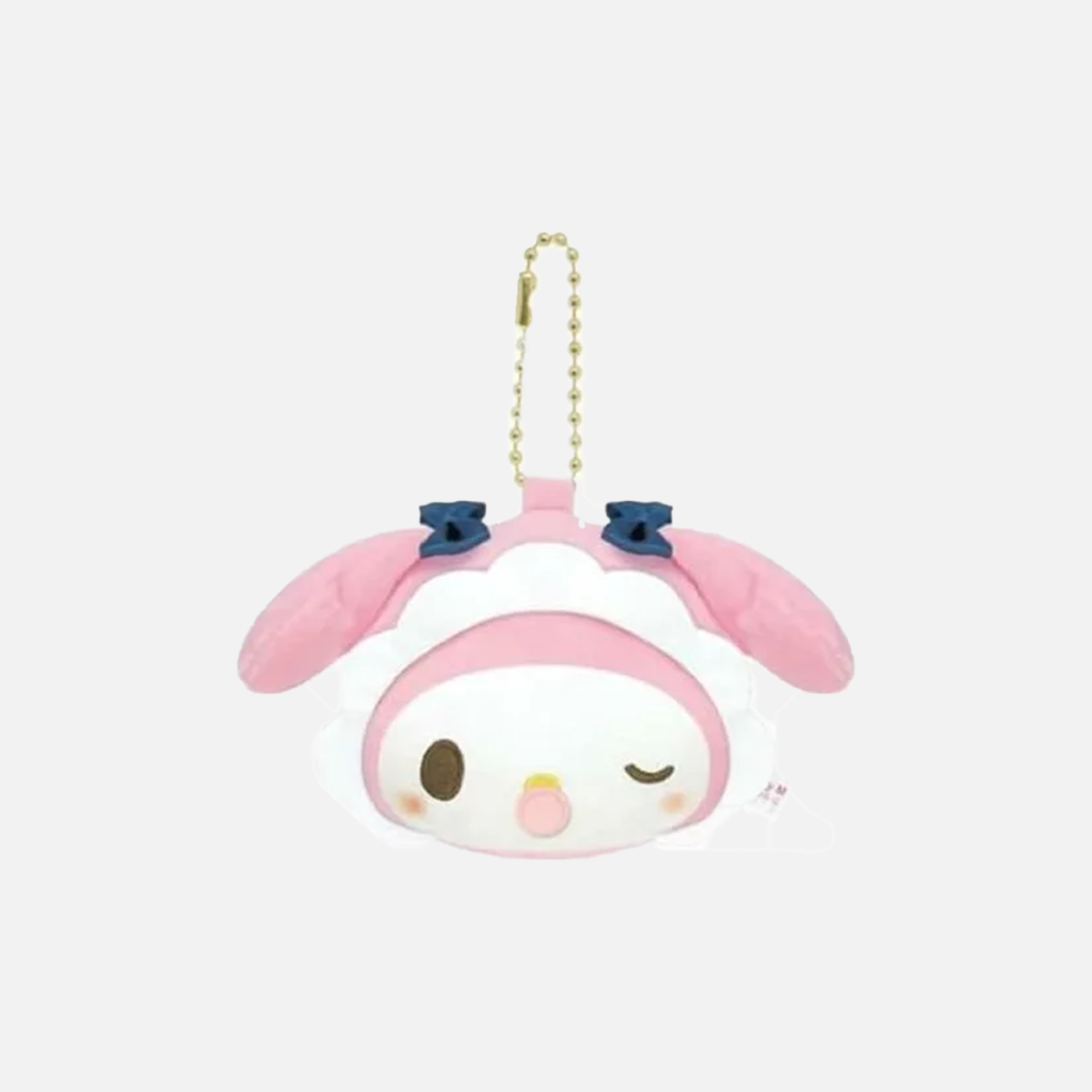 CRUX Sanrio plushie stuffed Mirror Keychain Sanrio x Baby 1 pc