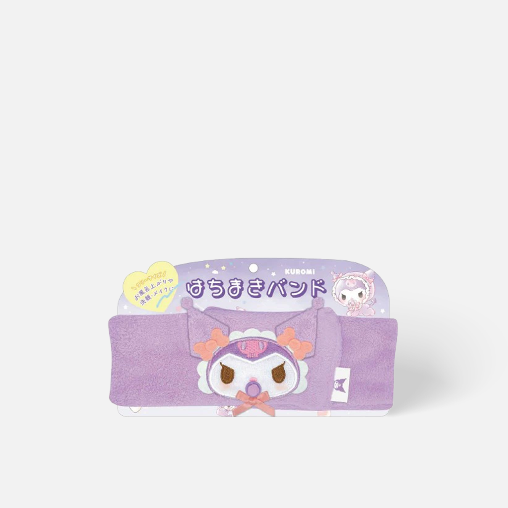CRUX Sanrio Small Auditorium Fluffy Style Absorbent Headband 1 pc