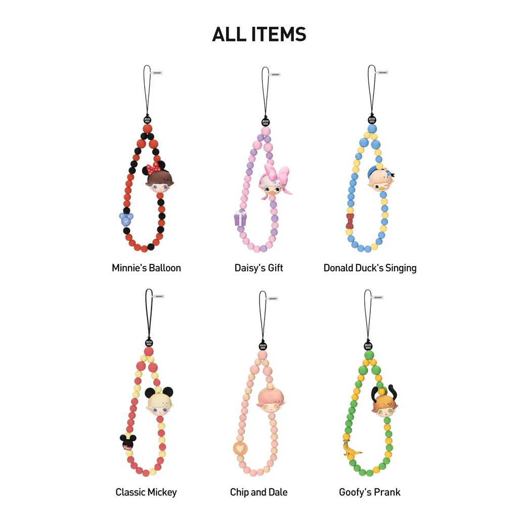 POP MART DIMOO WORLD × DISNEY Series-Phone Charm Blind Box