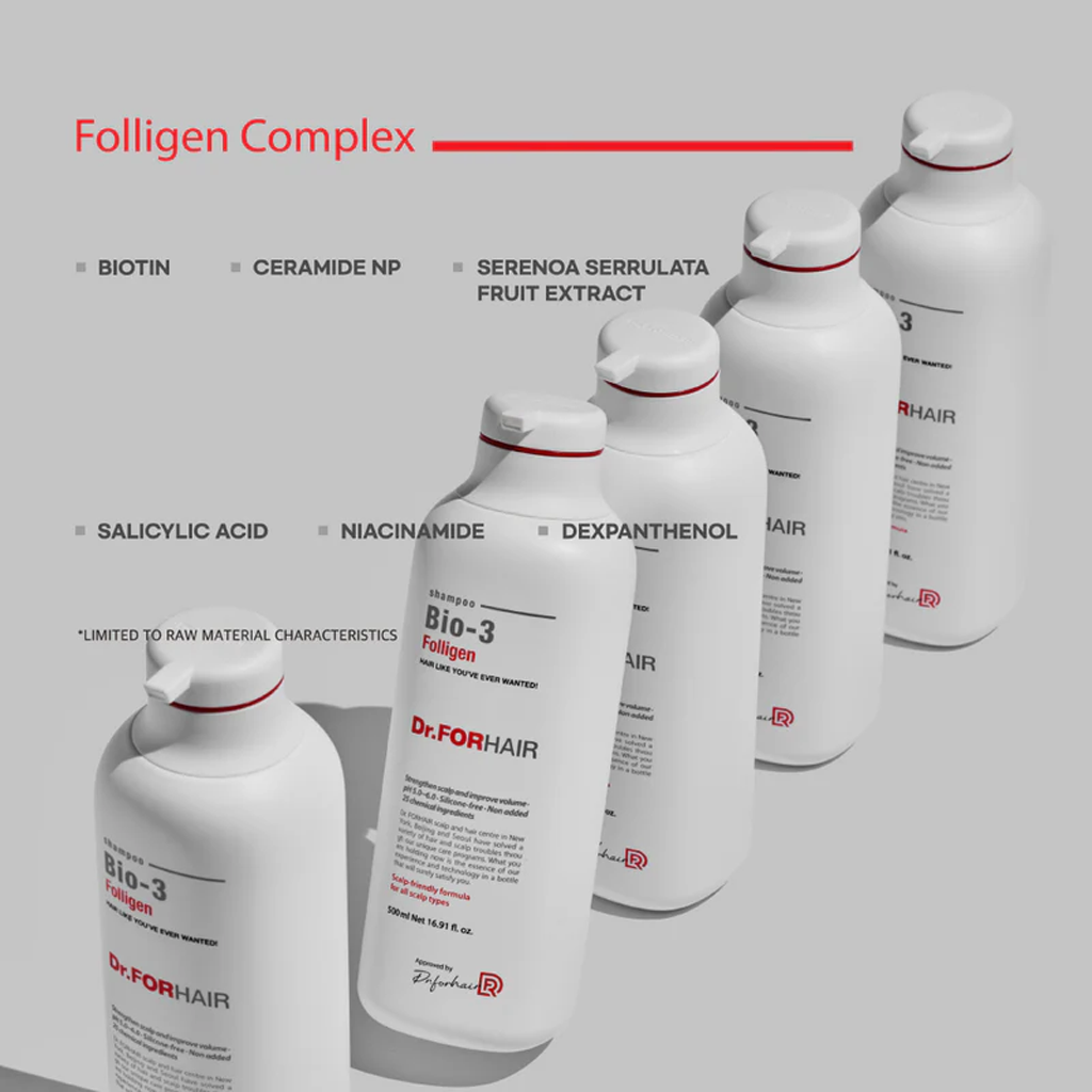 Dr.FORHAIR 防脱升级Bio-3固发蓬松洗发水 500 毫升