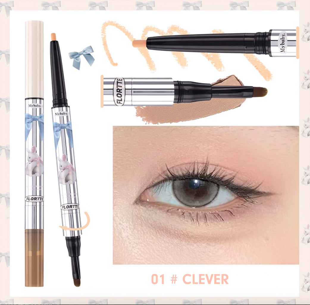 FLORTTE Mesmerizing Princess Double-ended Aehyo-sal Pencil 0.2 g + 0.7 g