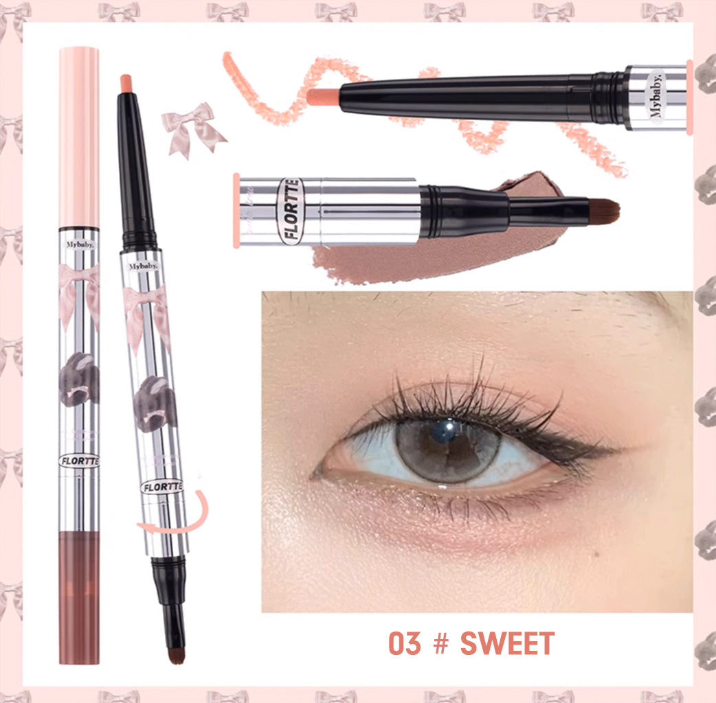 FLORTTE Mesmerizing Princess Double-ended Aehyo-sal Pencil 0.2 g + 0.7 g