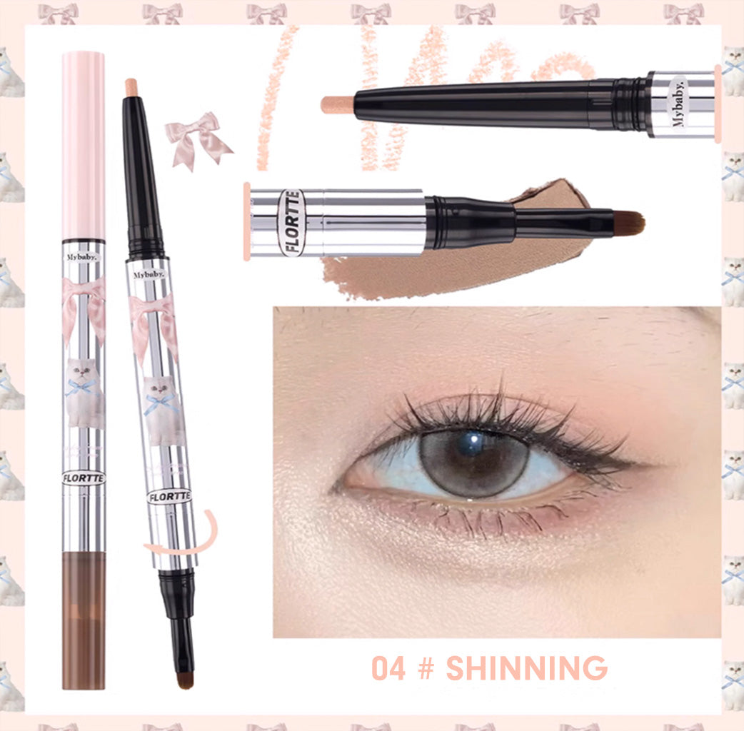 FLORTTE Mesmerizing Princess Double-ended Aehyo-sal Pencil 0.2 g + 0.7 g