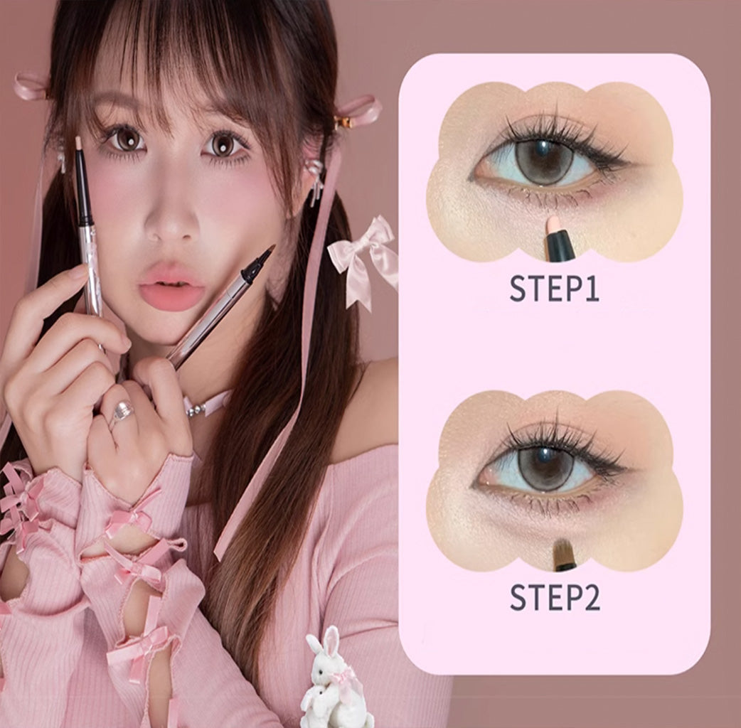FLORTTE Mesmerizing Princess Double-ended Aehyo-sal Pencil 0.2 g + 0.7 g