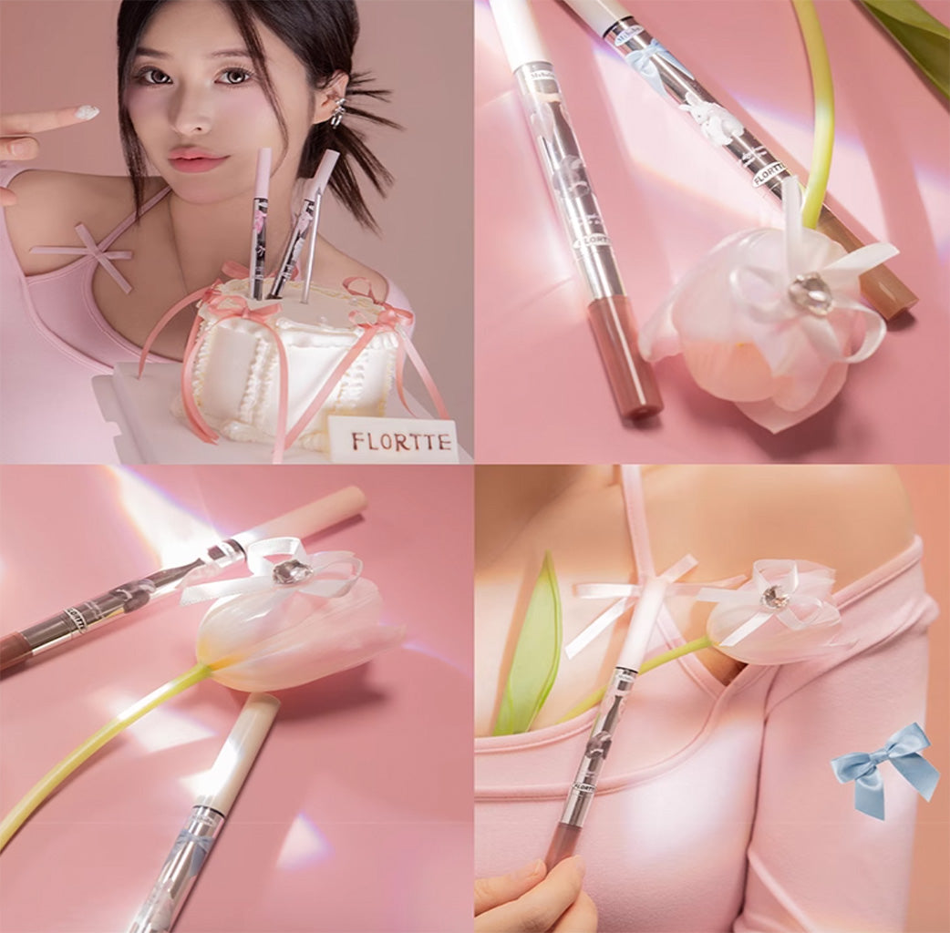 FLORTTE Mesmerizing Princess Double-ended Aehyo-sal Pencil 0.2 g + 0.7 g