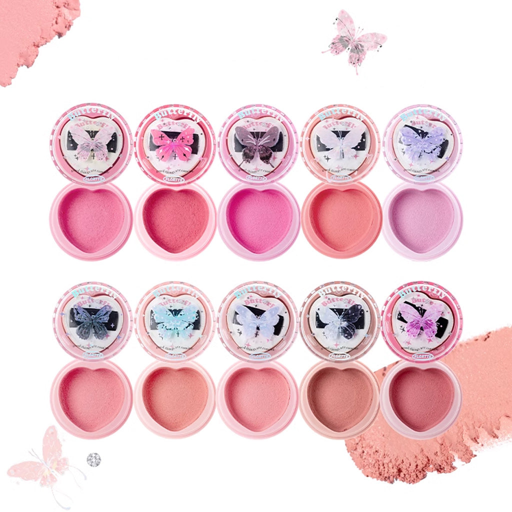 FLORTTE Butterfly Series Blush Cream