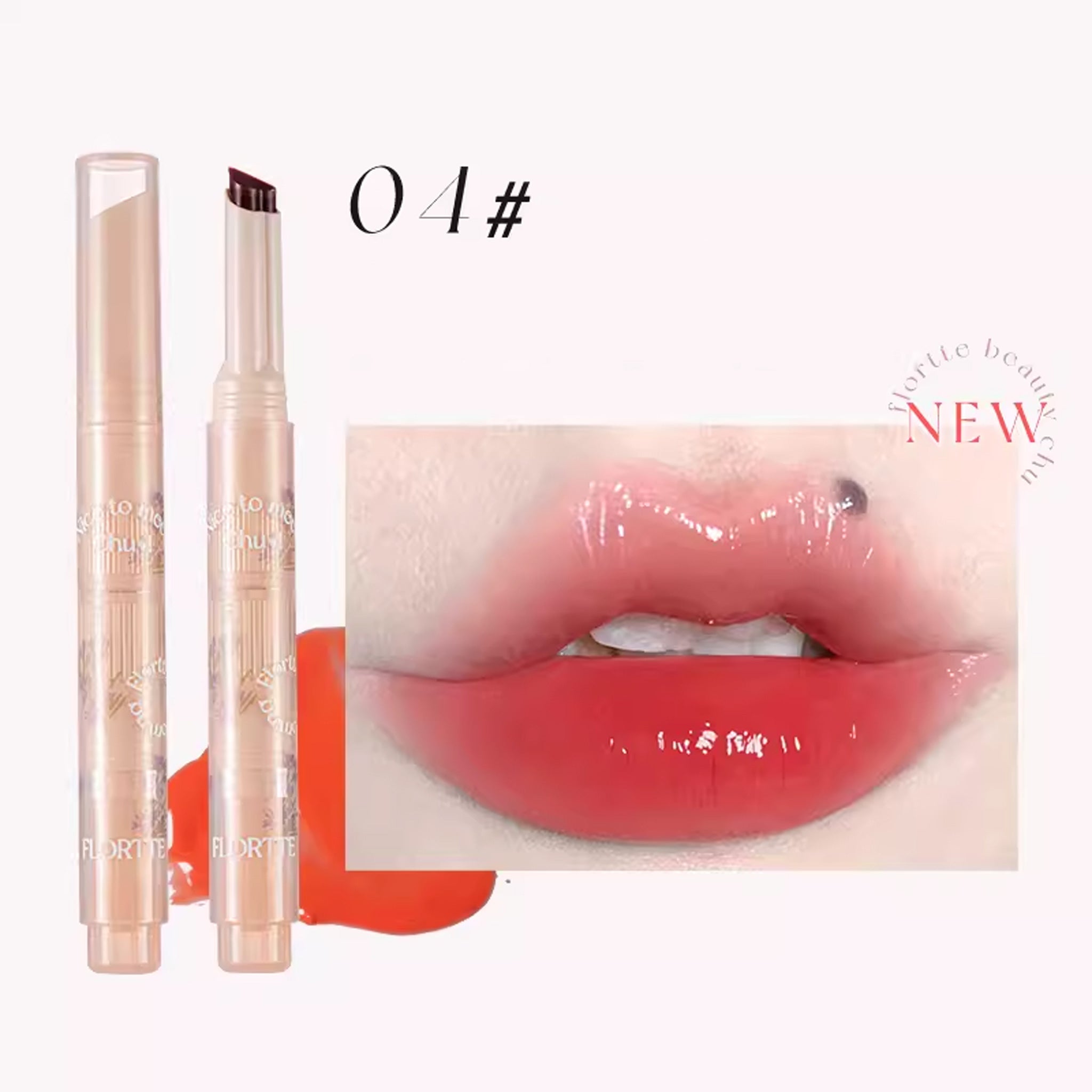 FLORTTE Heart Shape Beauty Chu Jelly Lipstick
