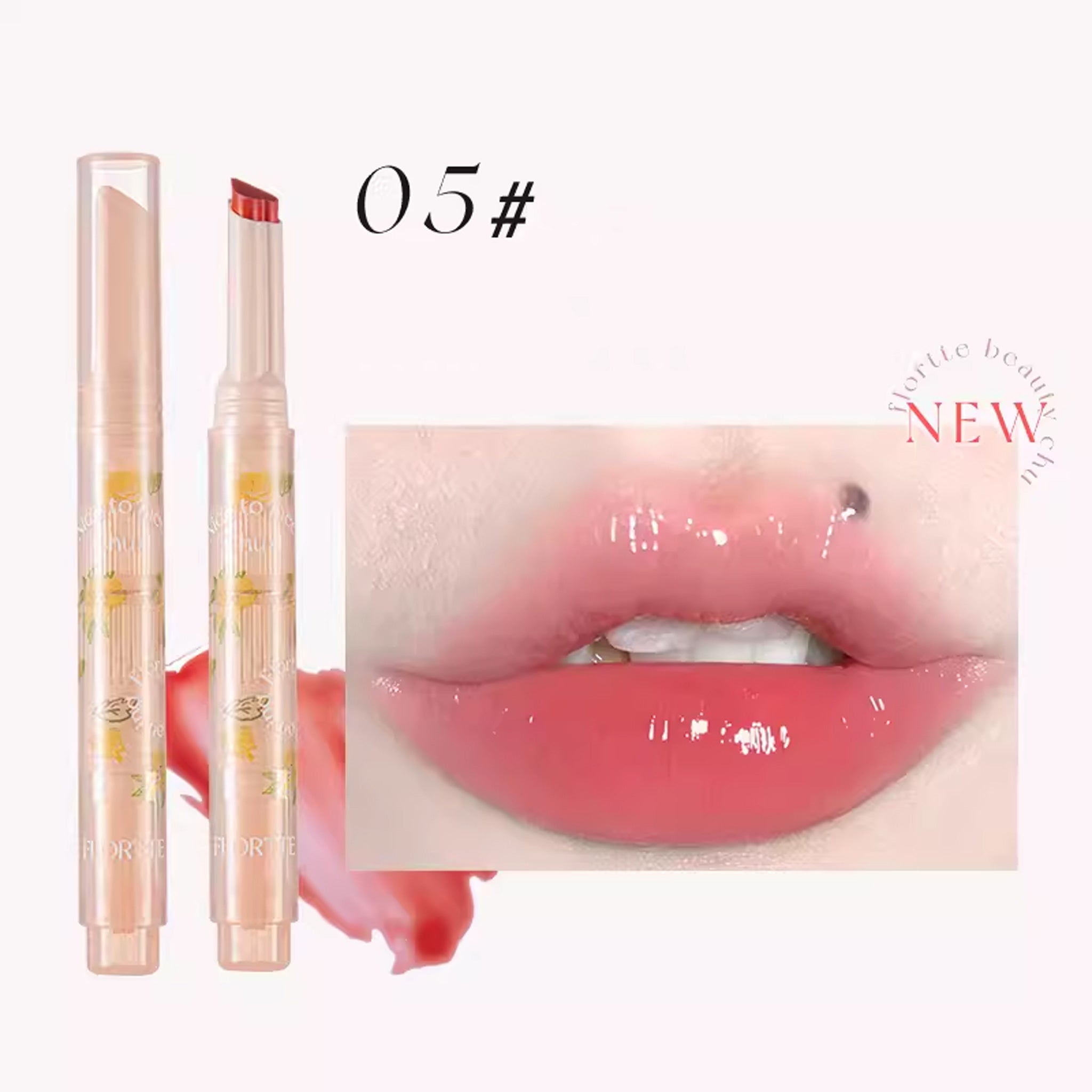 FLORTTE Heart Shape Beauty Chu Jelly Lipstick