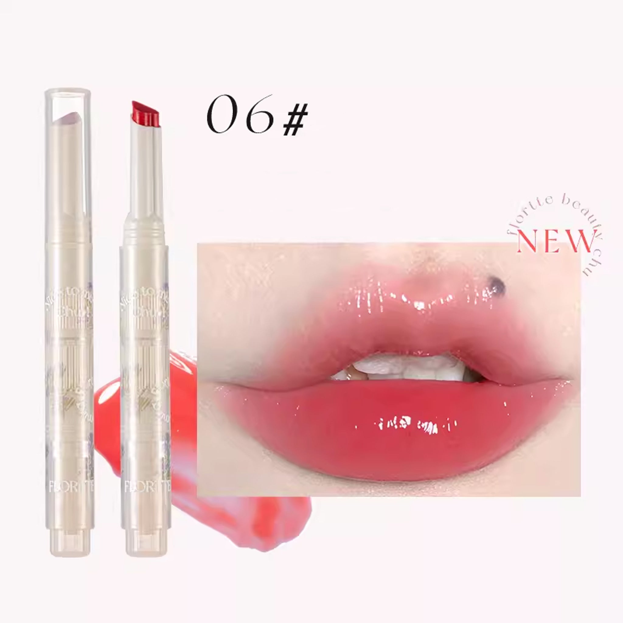 FLORTTE Heart Shape Beauty Chu Jelly Lipstick