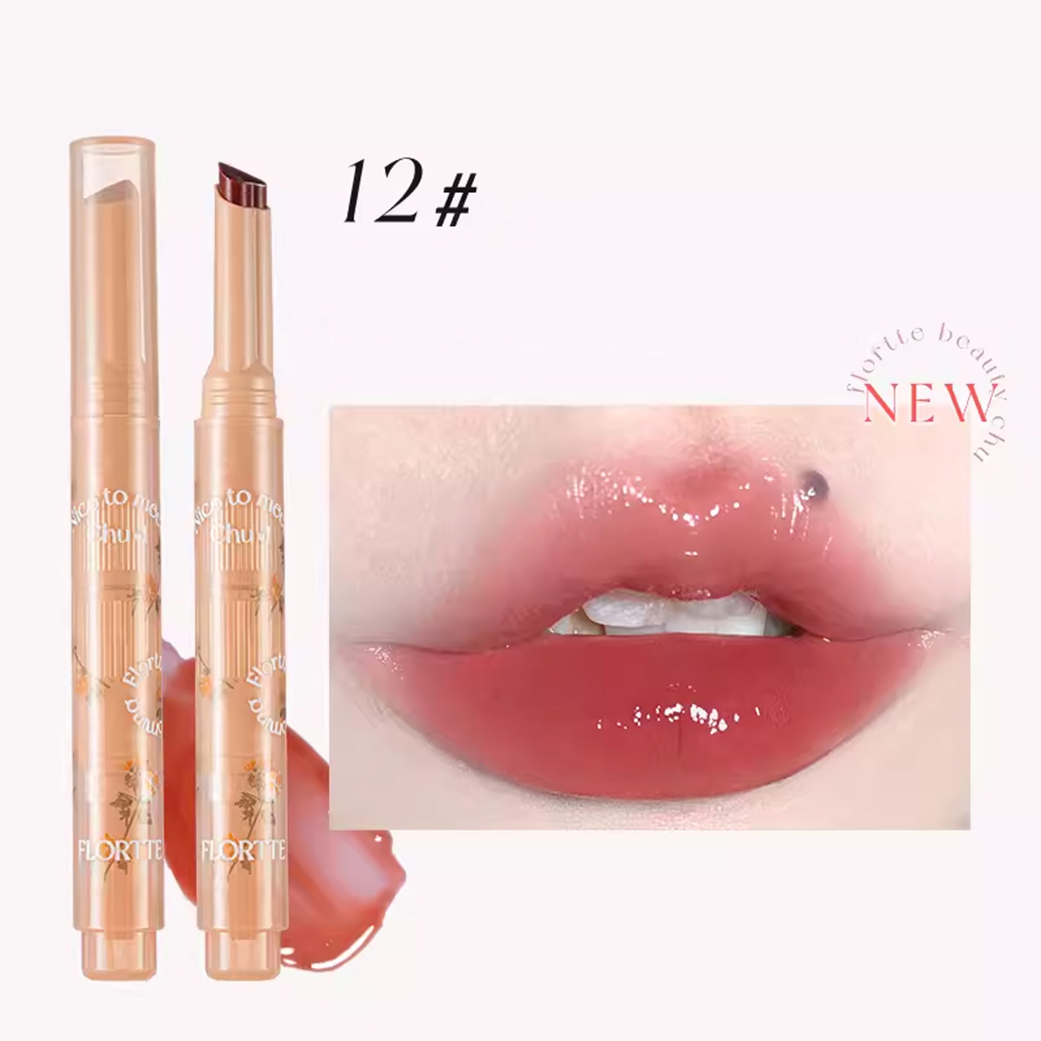 FLORTTE Heart Shape Beauty Chu Jelly Lipstick