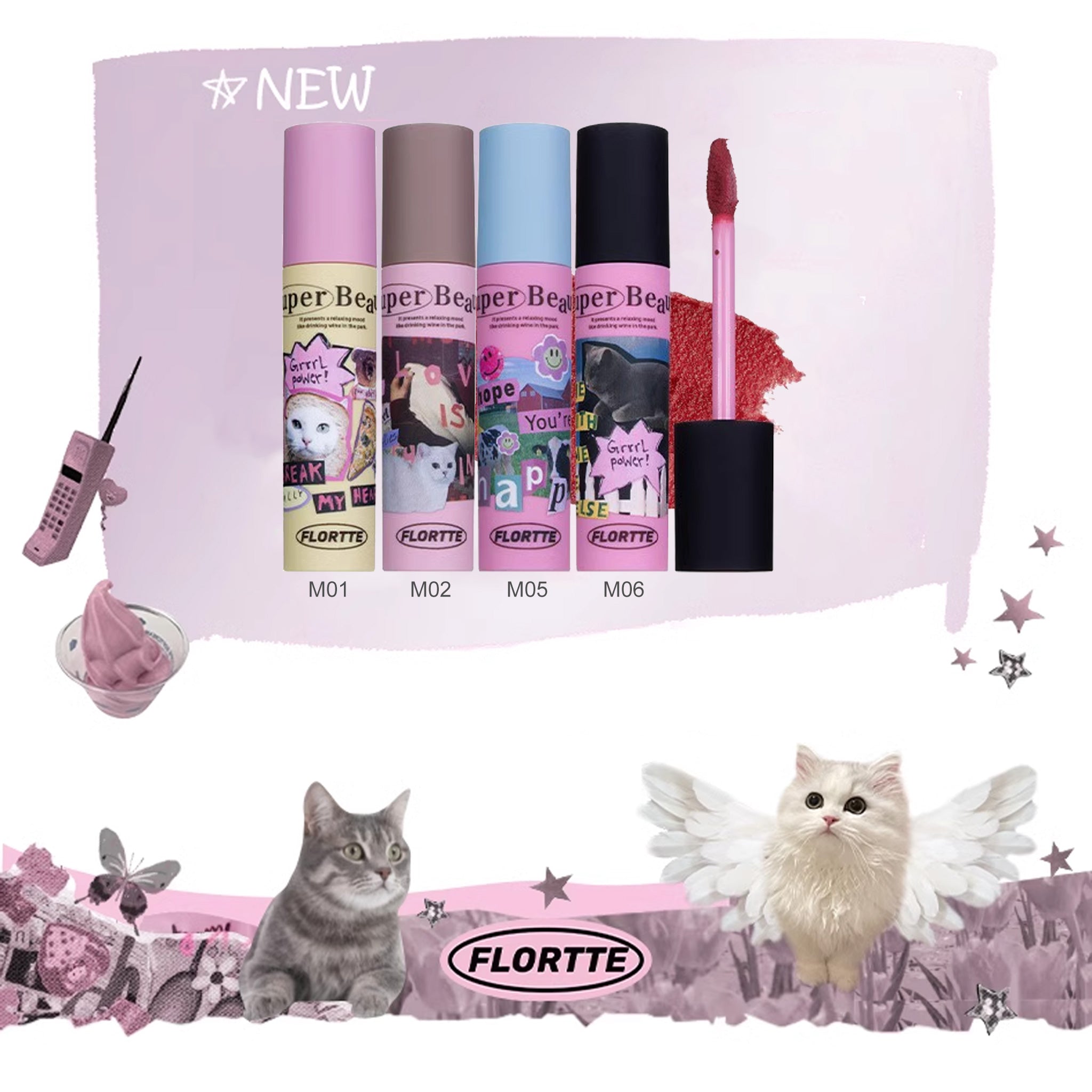 FLORTTE I Am Super Beauty Lip Cream
