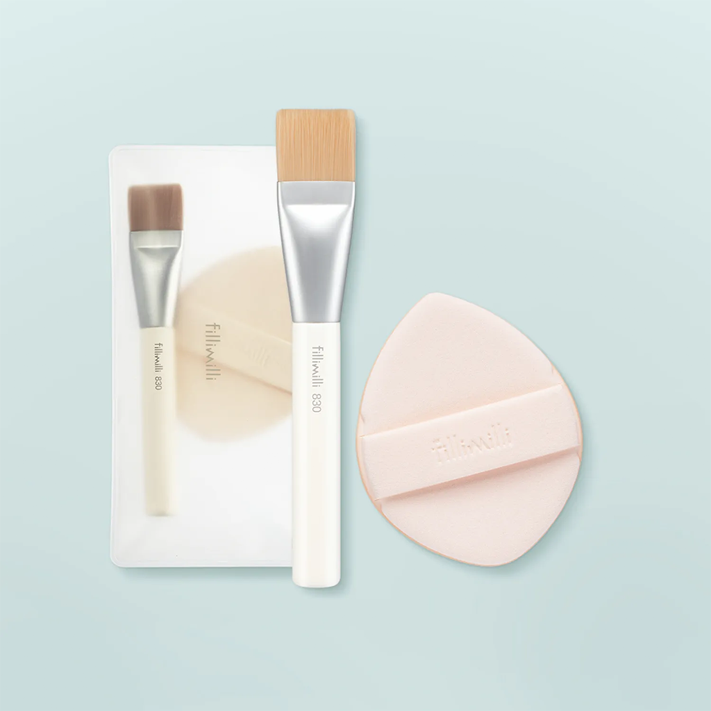 Fillimilli Sleek Fit Brush 830 & Puff Duo Set