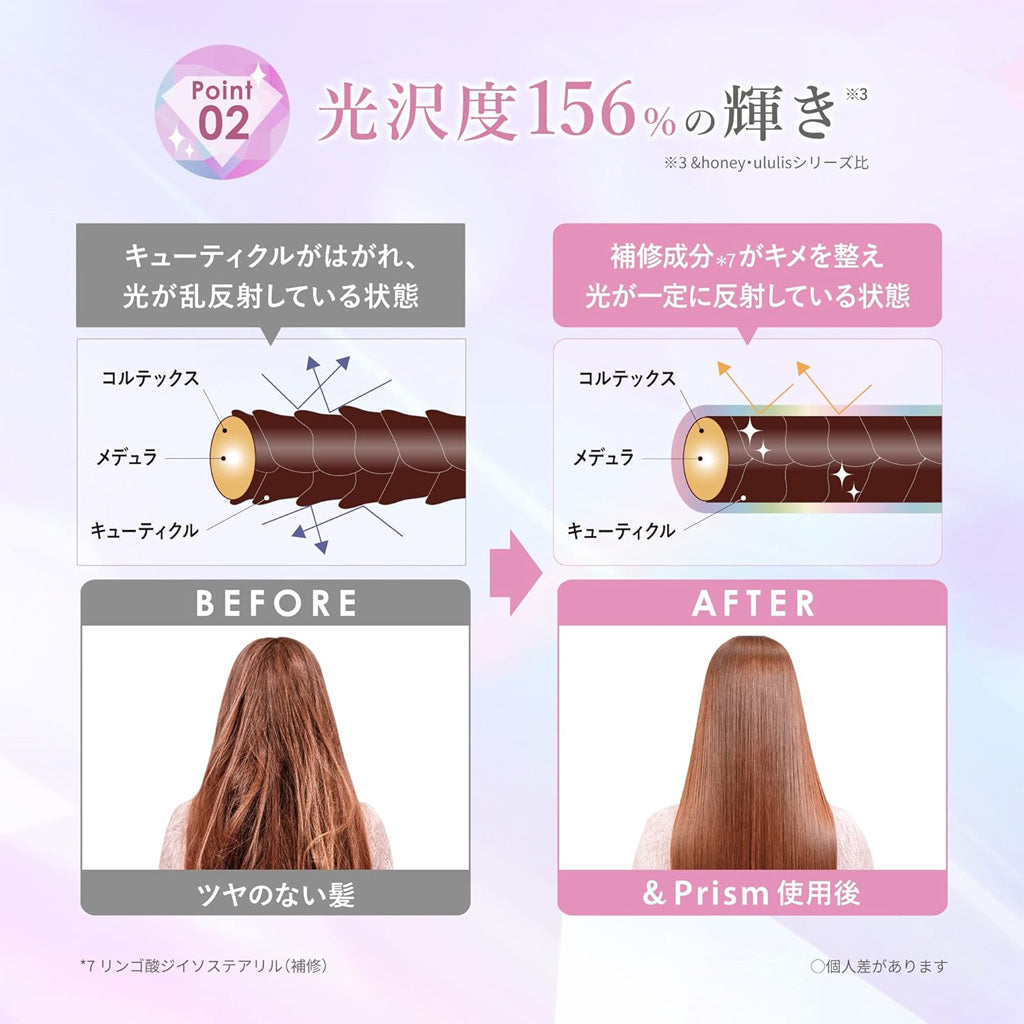 &Prism MIRACLE SHINE Shampoo Twinkle Peony Scent 415 ml