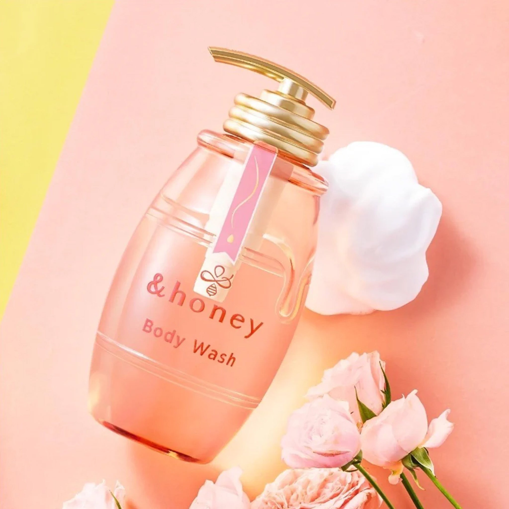 ViCREA &honey Rose Honey Melty Moist Gel Body Wash 500ml