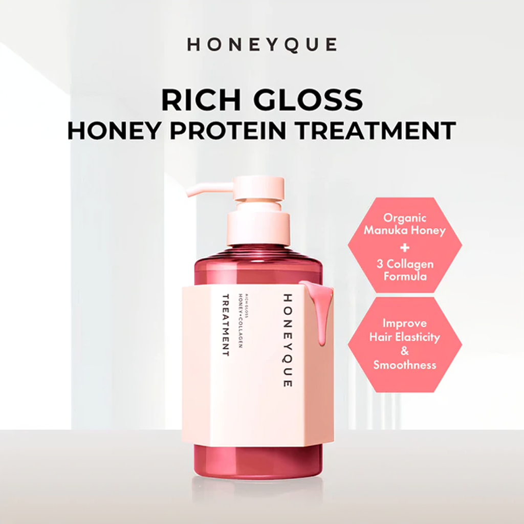 HONEYQUE Rich Gloss Honey Collagen Treatment 450 ml