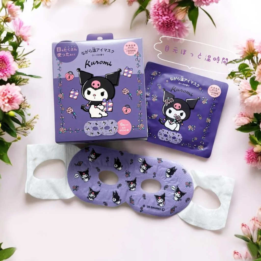 HONYARADOH Sanrio Steam Eye Mask 6 pcs