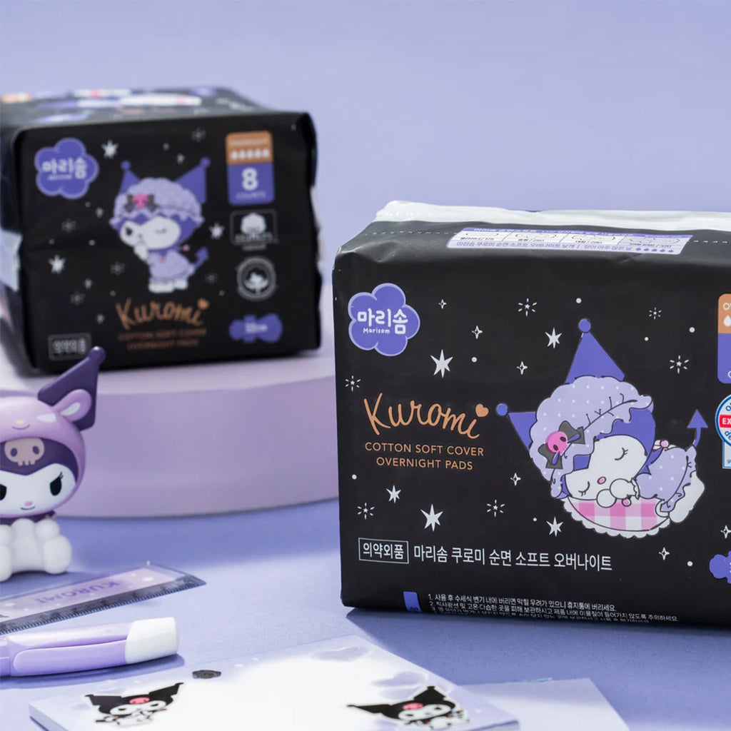 ITC Marisom Kuromi Cotton Soft Overnight Pads 32cm 8 pcs