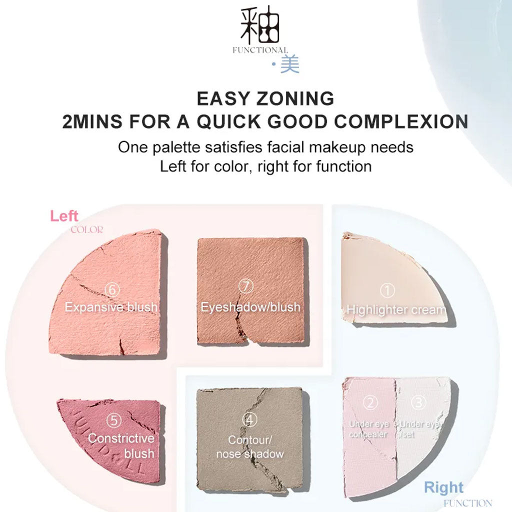 JUDYDOLL Glazed Face Makeup Palette
