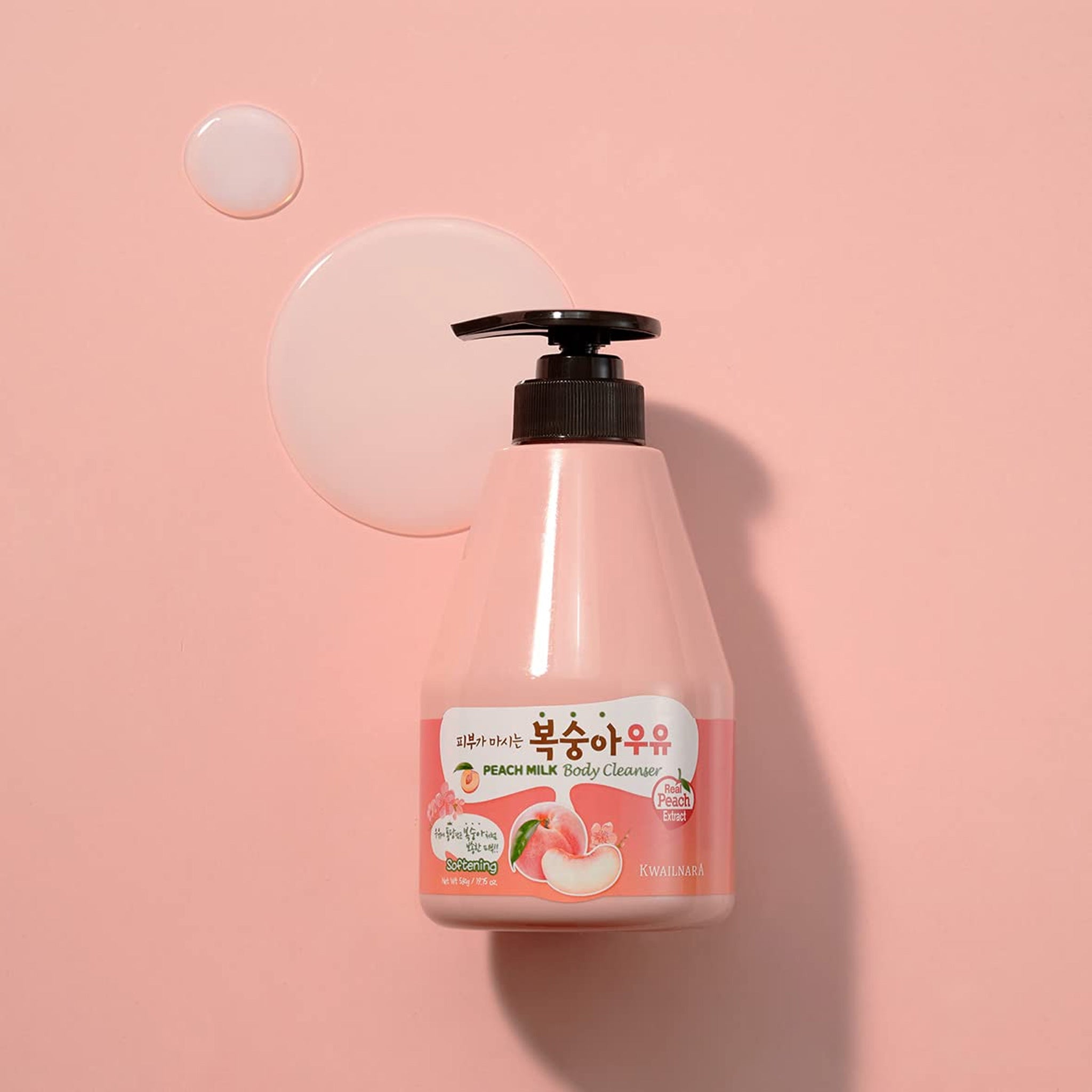 KWAILNARA Peach Milk Body Cleanser 560 ml