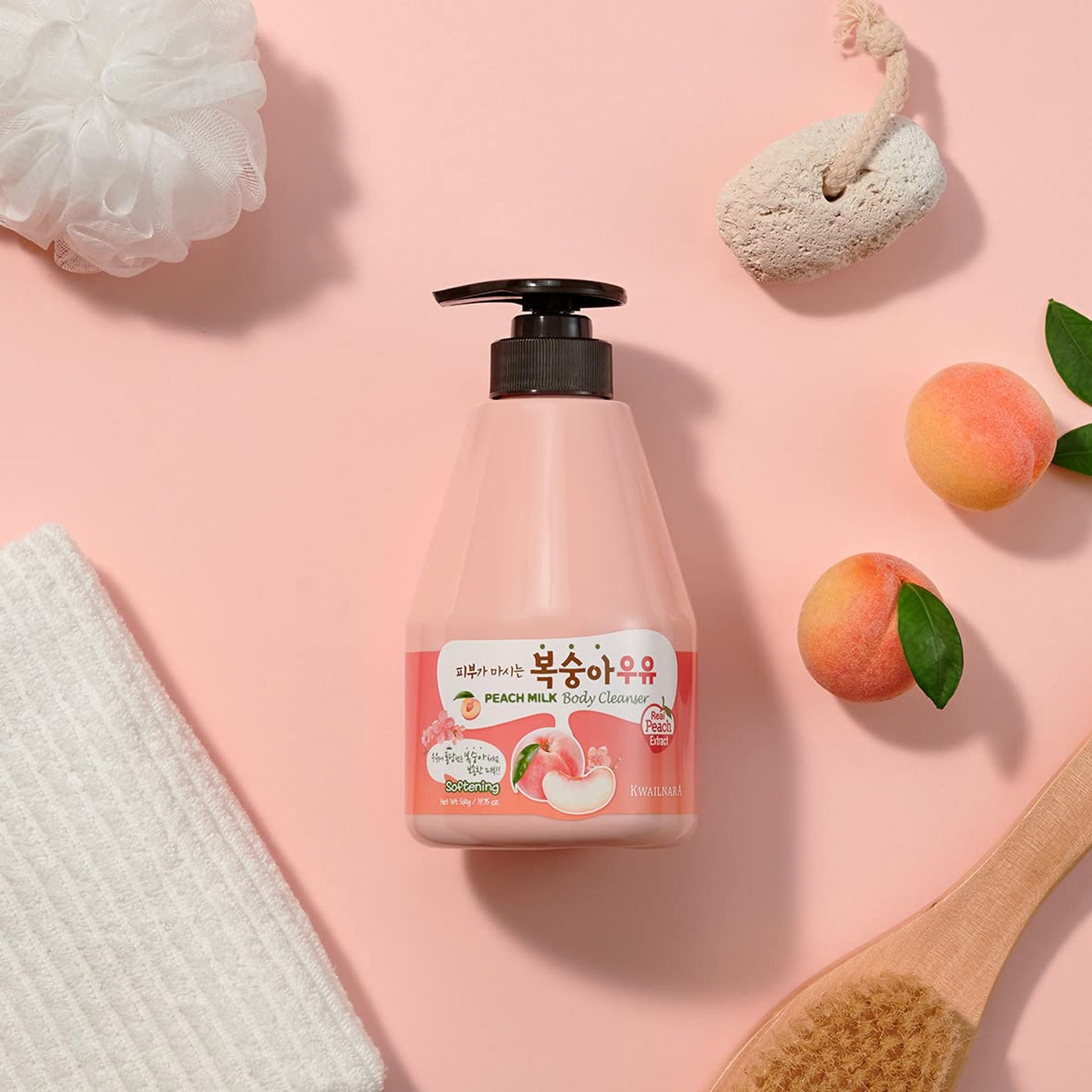 KWAILNARA Peach Milk Body Cleanser 560 ml