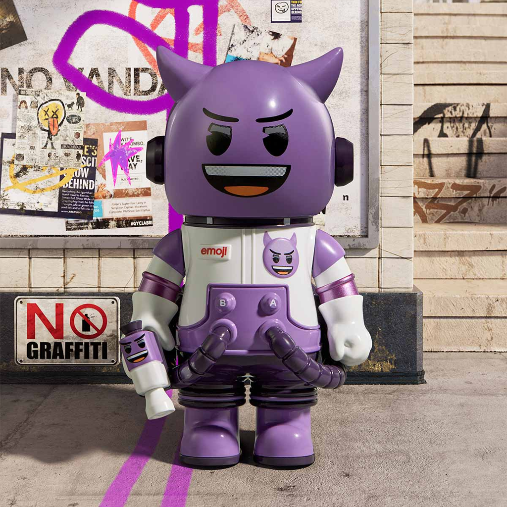 POP MART MEGA SPACE MOLLY 100% × emoji Series Blind Box